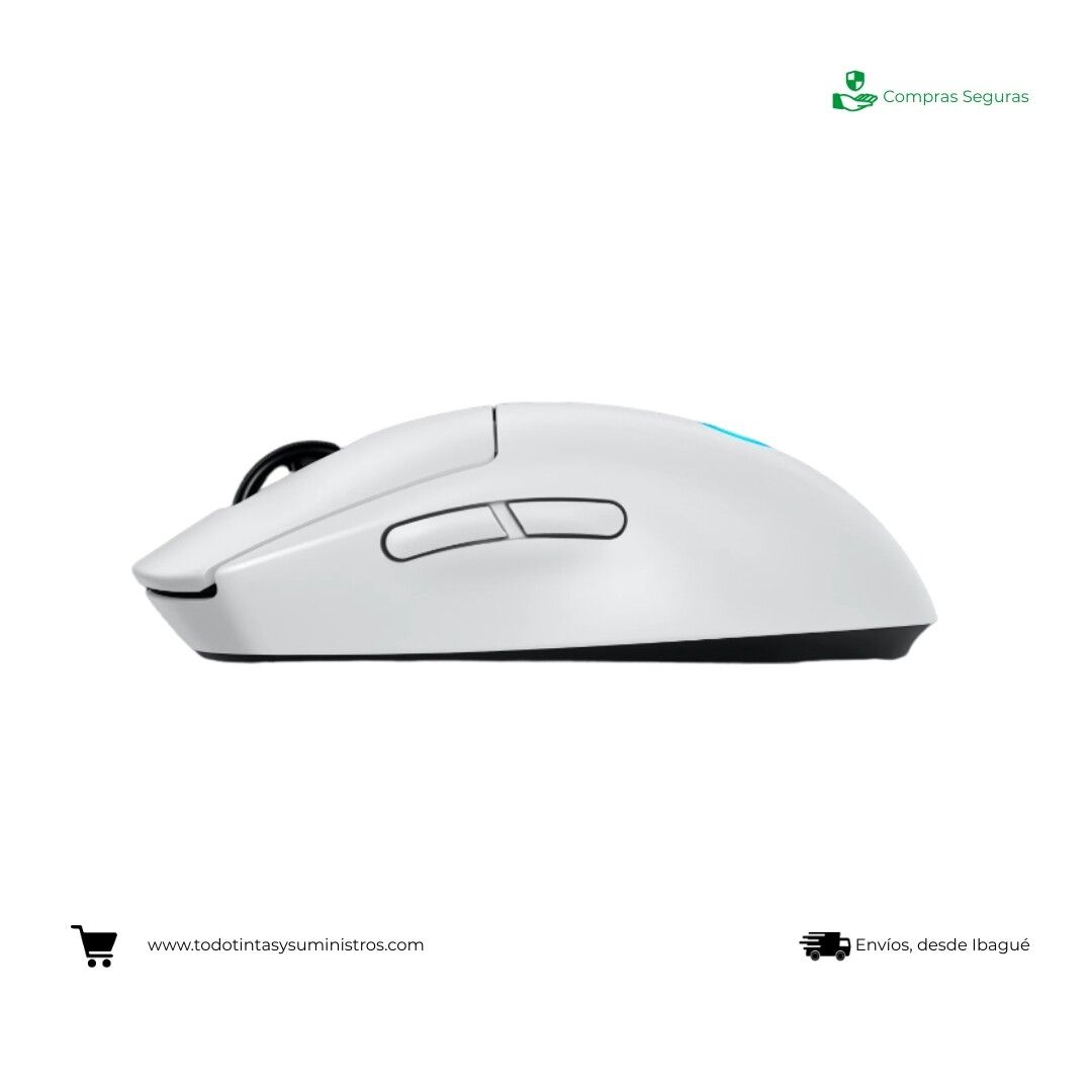 Mouse Gamer Inalámbrico Logitech G PRO 2 LIGHTSPEED Blanco 3