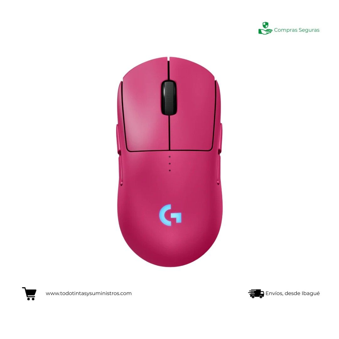 Mouse Gamer Inalámbrico Logitech G PRO 2 LIGHTSPEED Magenta