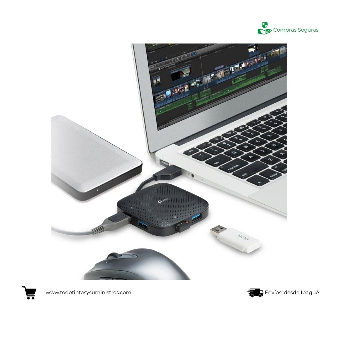 Hub Tp link 4Pue UH400 Usb 3.0 2