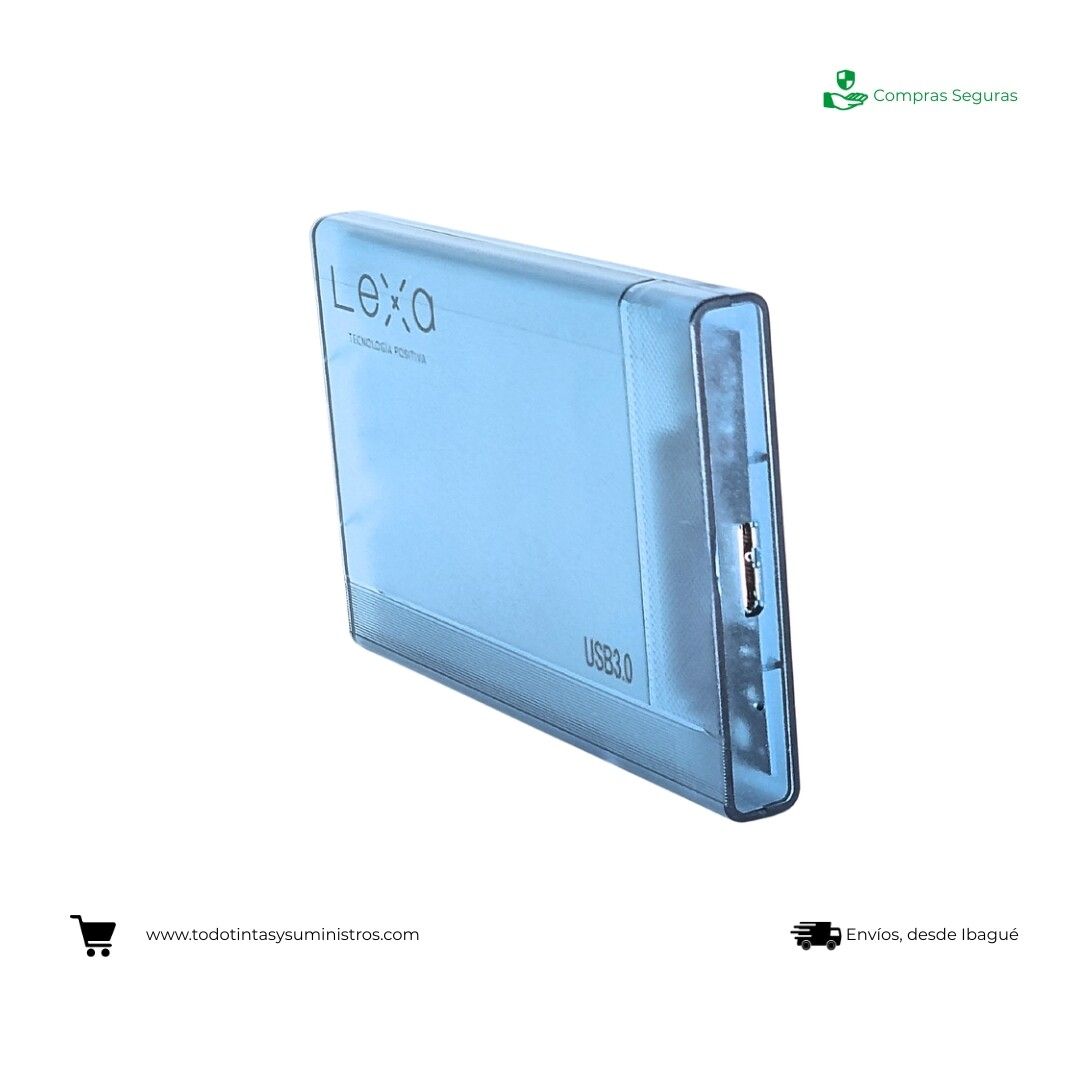Caja de disco duro Lexa Ref 30082 Blue 3