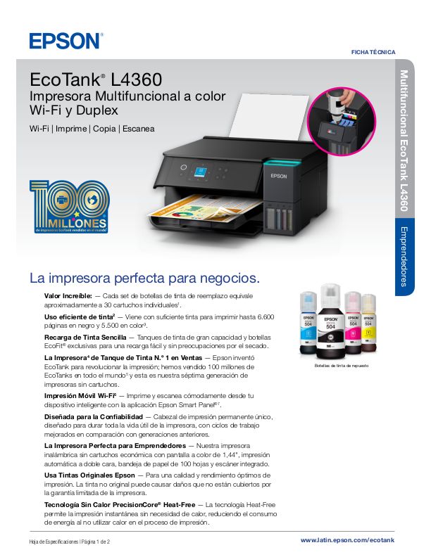 Impresora Epson L4360 6