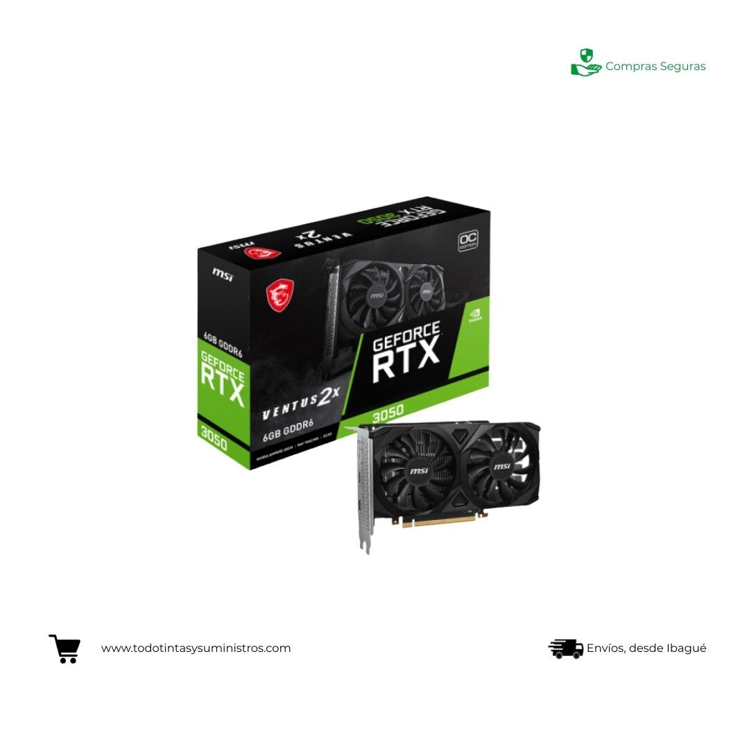 Tarjeta de video NVIDIA GeForce RTX 3050 6GB GDDR6