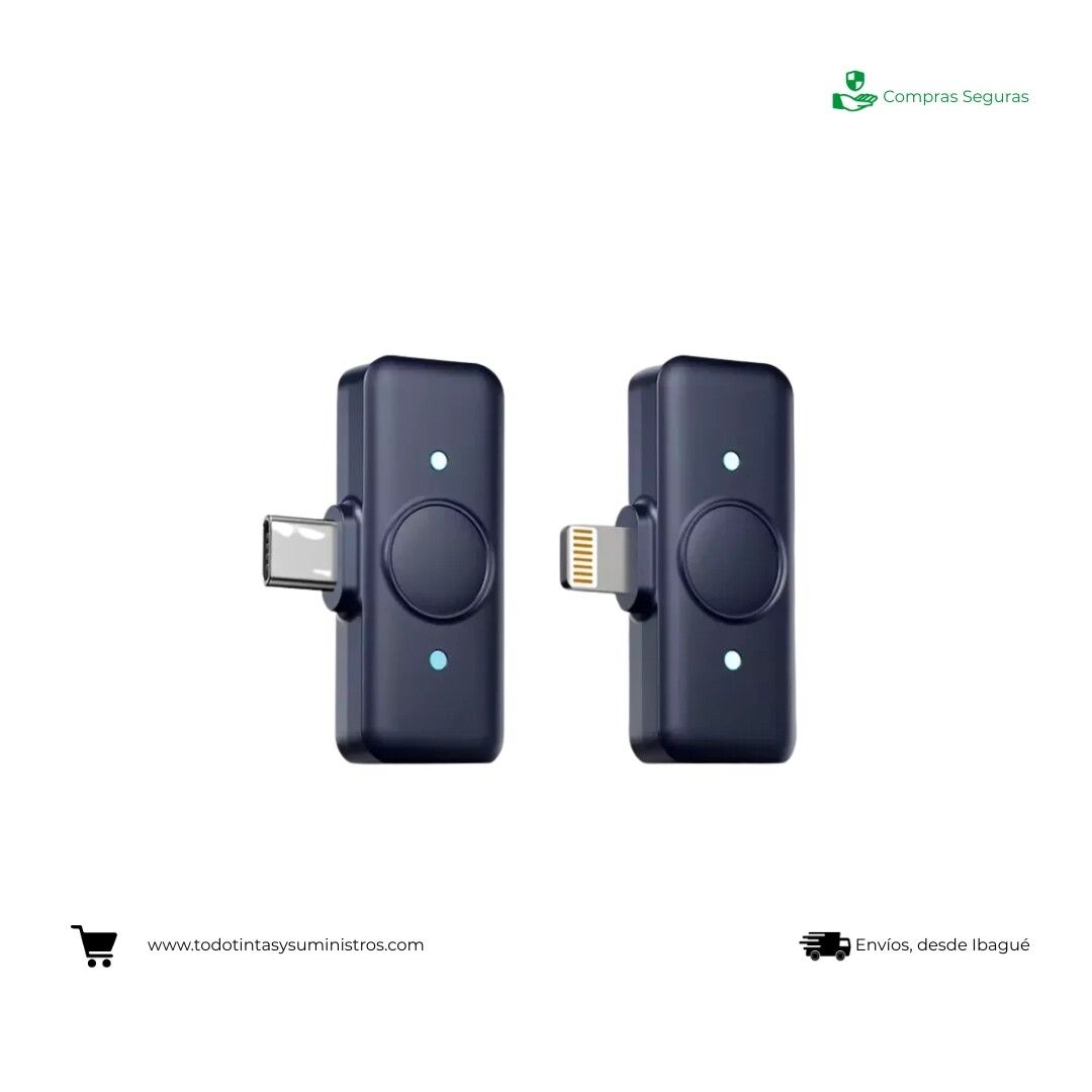 Micrófono solapa SK21 2-en-1 + Estuche de Carga 2
