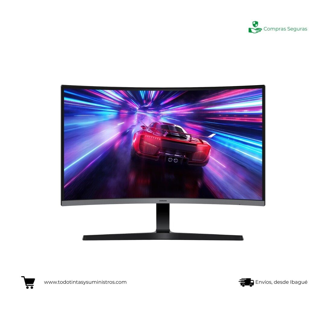 Monitor Samsung curvo 27" Ls27D390GANXZA 2