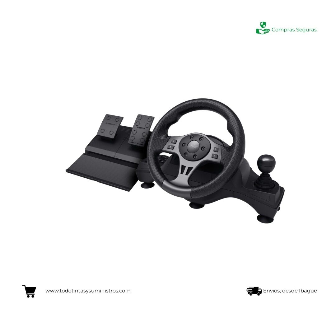 Timón + pedales Gaming trust GXT289 3