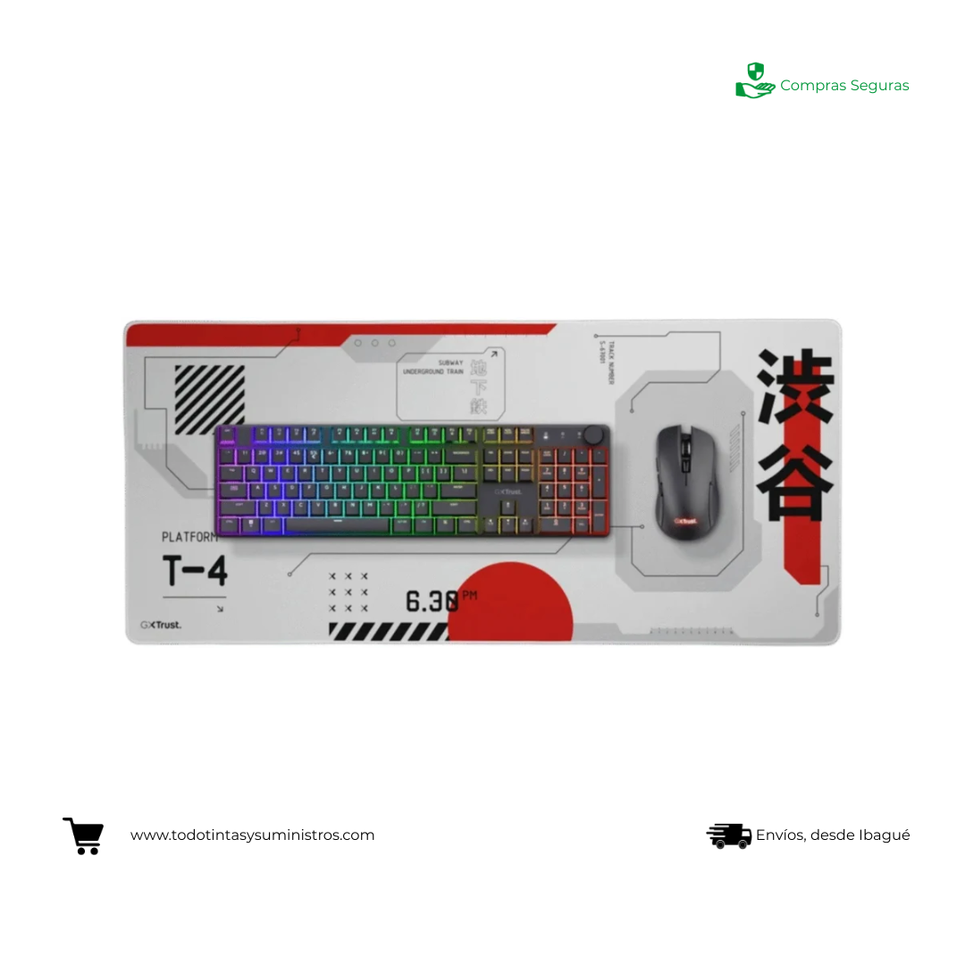 Pad mouse Trust GXT 759 XXL White 2