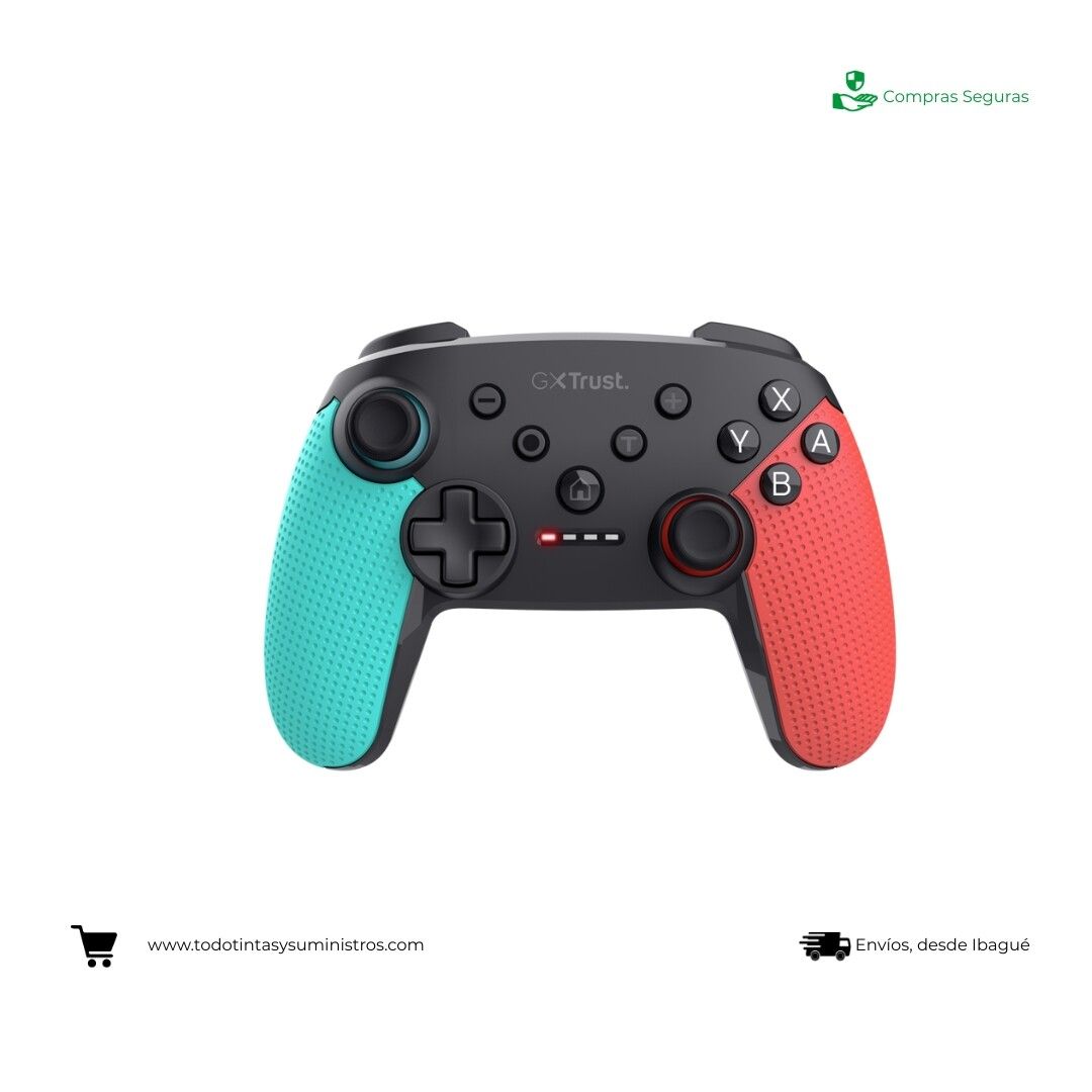 Control gamer GXT 1246B Muta - Mando inalámbrico para Nintendo Switch y Nintendo Switch 2