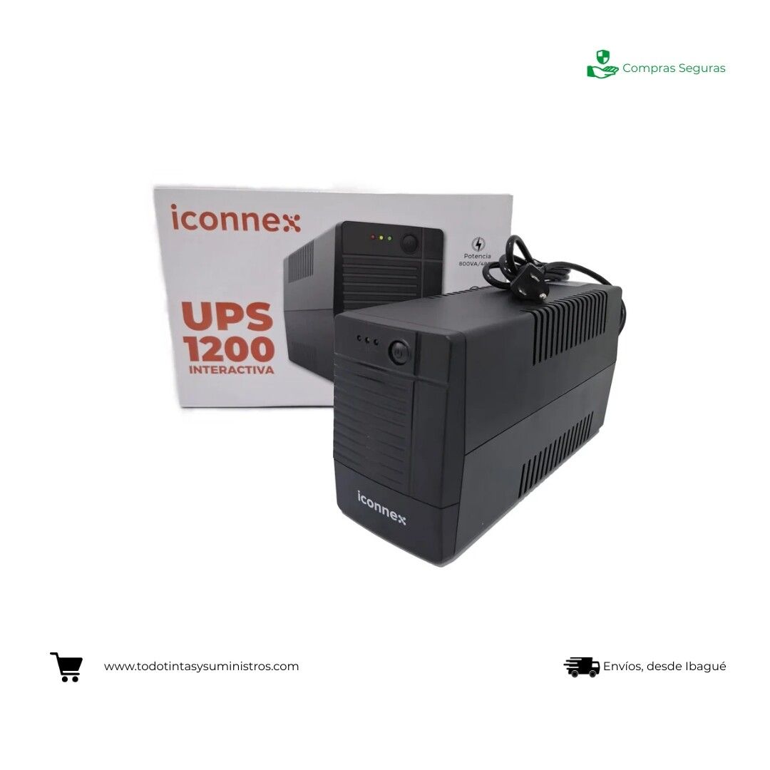 Ups interactiva iconnex Gp1200 - 800va 2