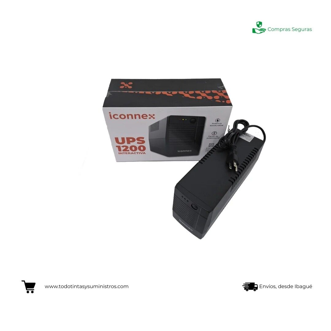 Ups interactiva iconnex Gp1200 - 800va 4