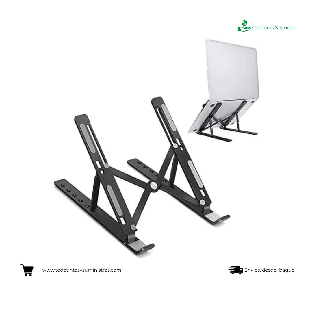 Base Portátil Ergonómica Reclinable 7 Niveles, Plástico 2