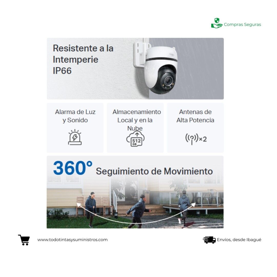 Cámara TP LINK tapo C520w 4