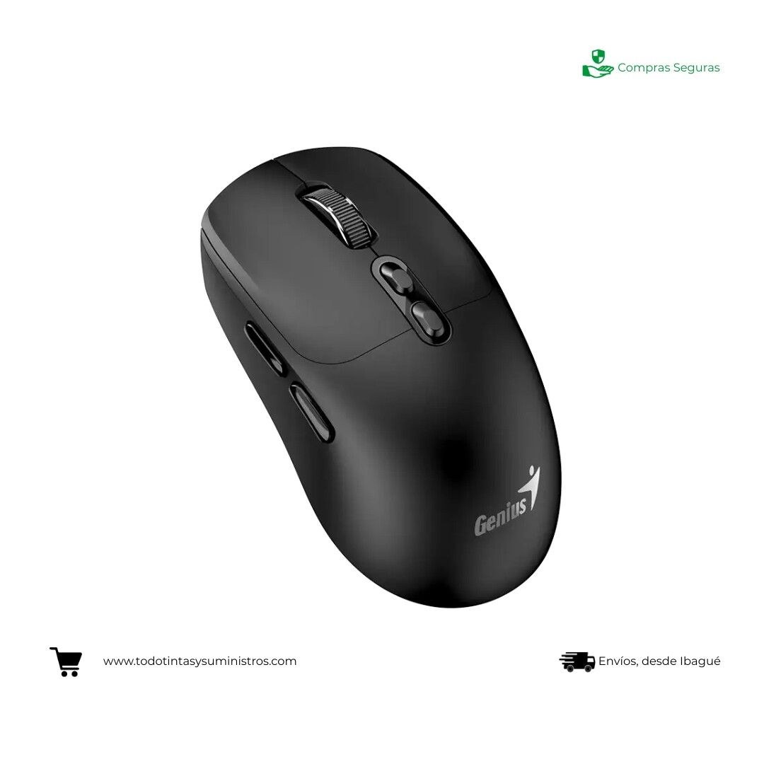 Mouse Genius NX-8080s Negro Bluetooth - AI copilot 2