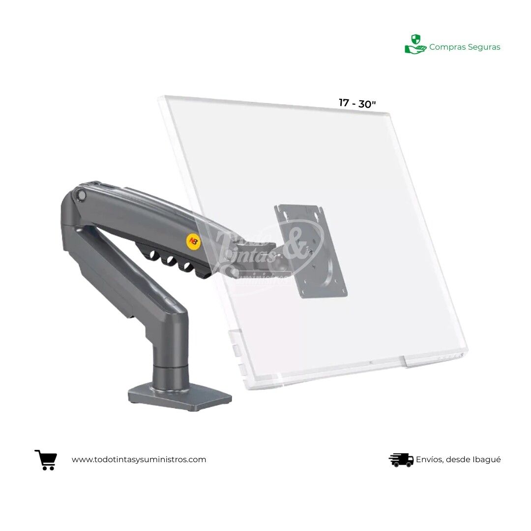 Brazo Soporte Ergonómico para Monitor 17'' a 30" NB F80 North Bayou