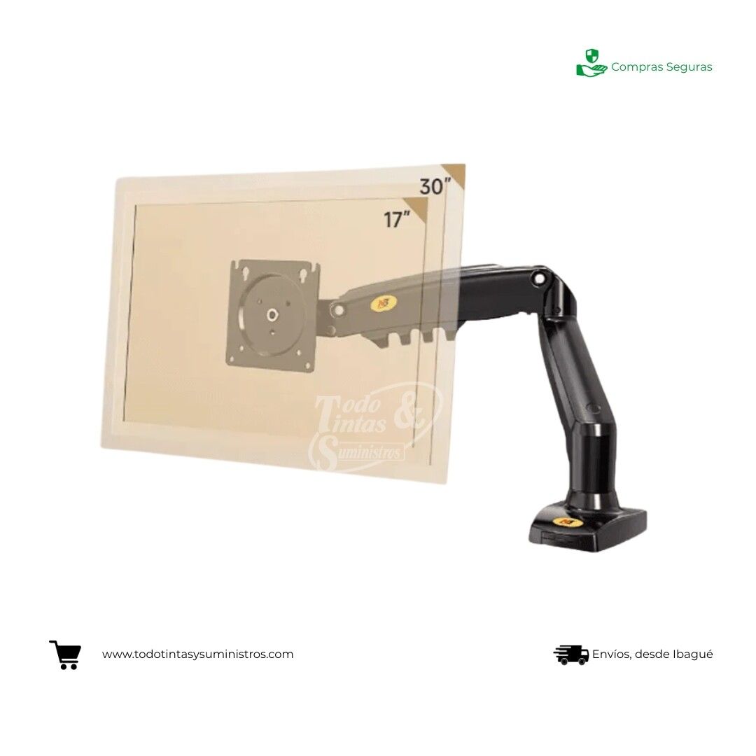 Brazo Soporte Ergonómico para Monitor 17'' a 30" NB F80  North Bayou 3