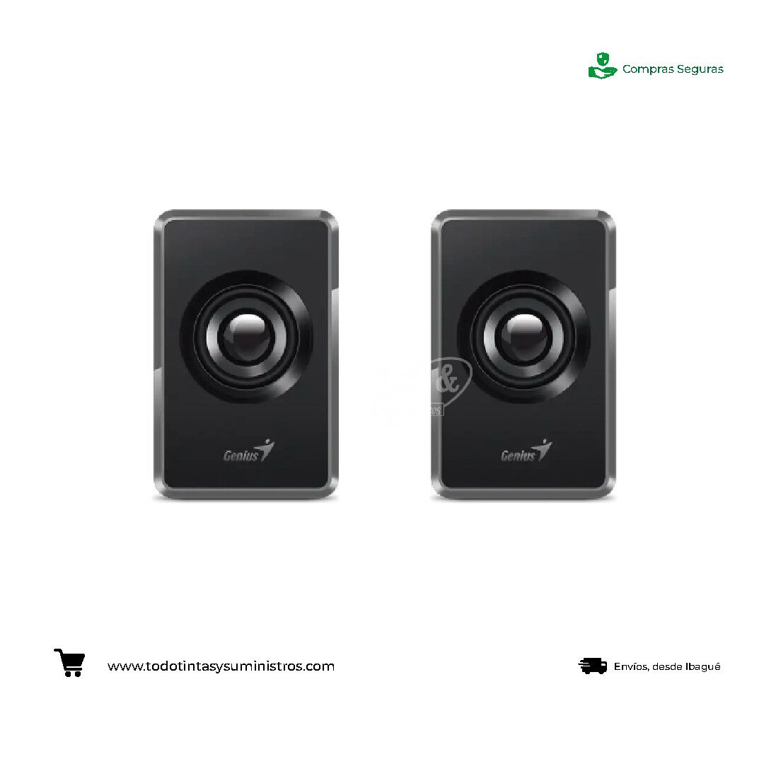 Parlantes Genius SP-U125 para PC Gris 2