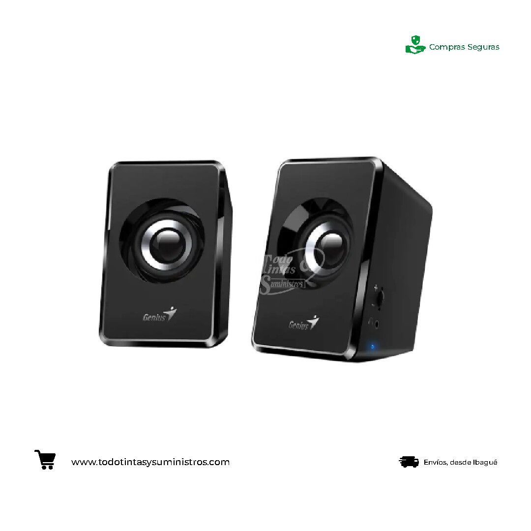 Parlantes Genius SP-U125 para PC Negro