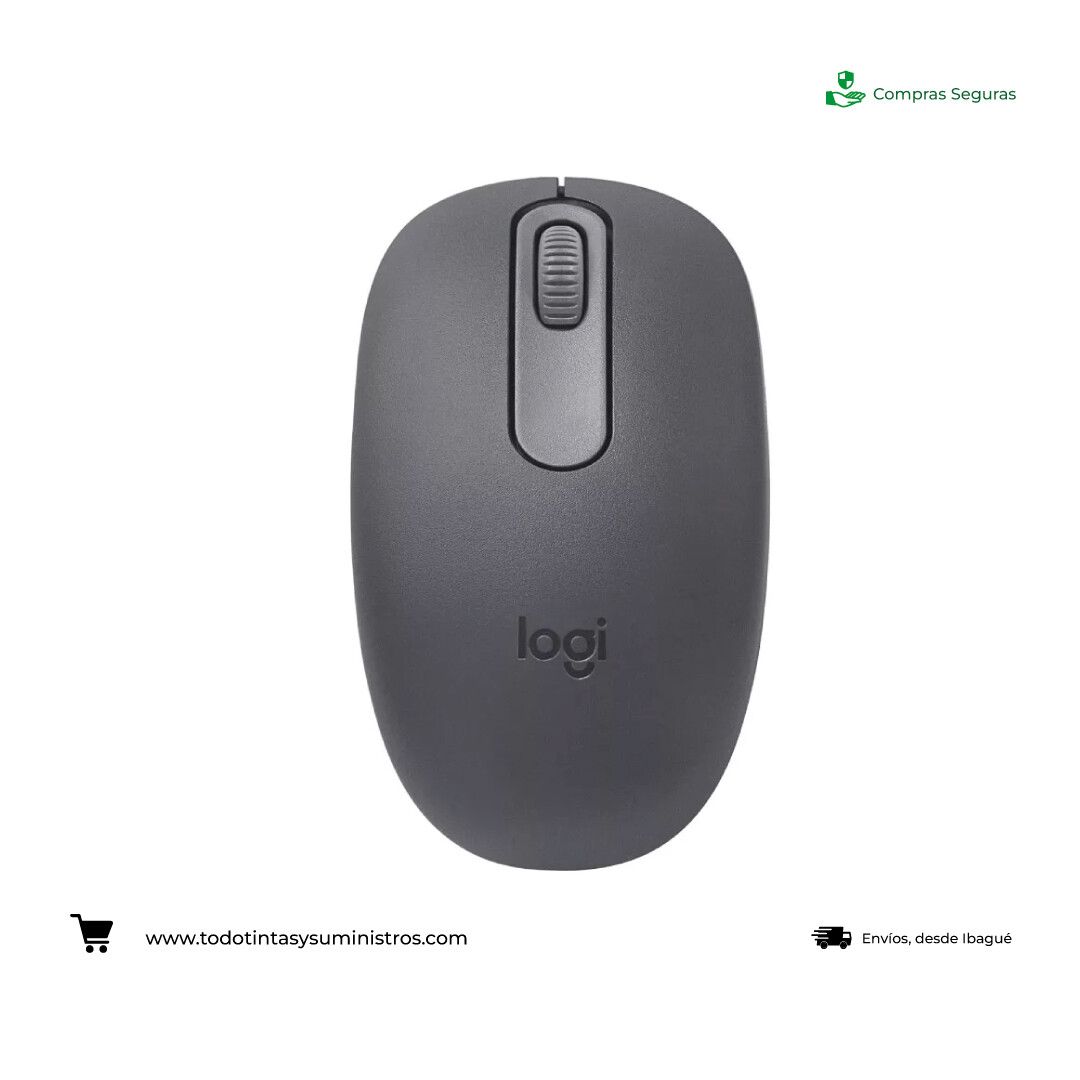 Mouse Logitech M196 Inalámbrico Bluetooth Negro