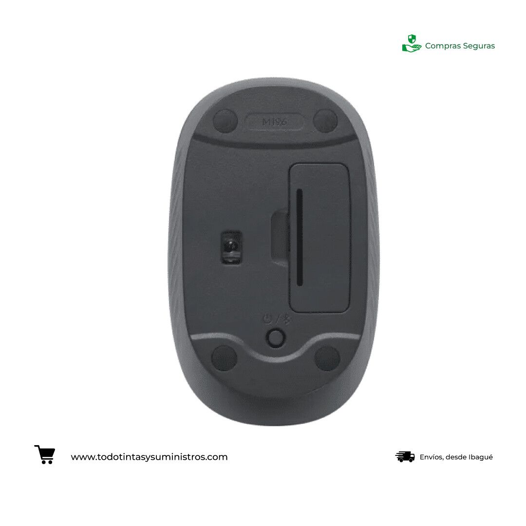 Mouse Logitech M196 Inalámbrico Bluetooth Negro 2