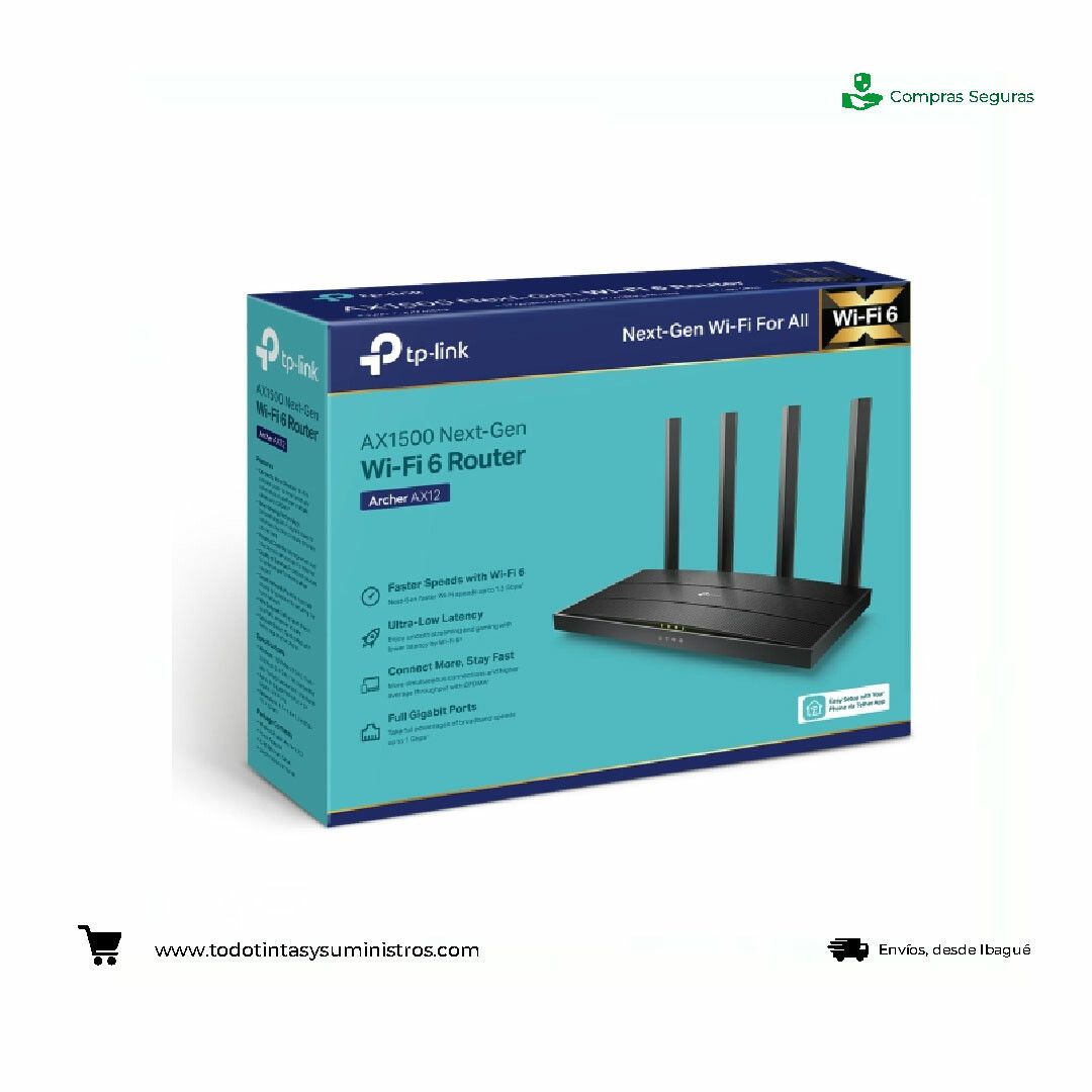 Archer AX12 TP Link Router wifi 6 Doble Banda AX1500 3