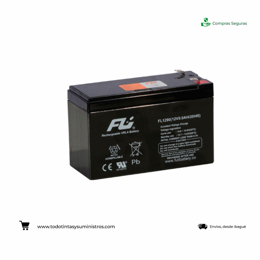 Batería Fuli FL1290gc 12v9.0ah 20hr