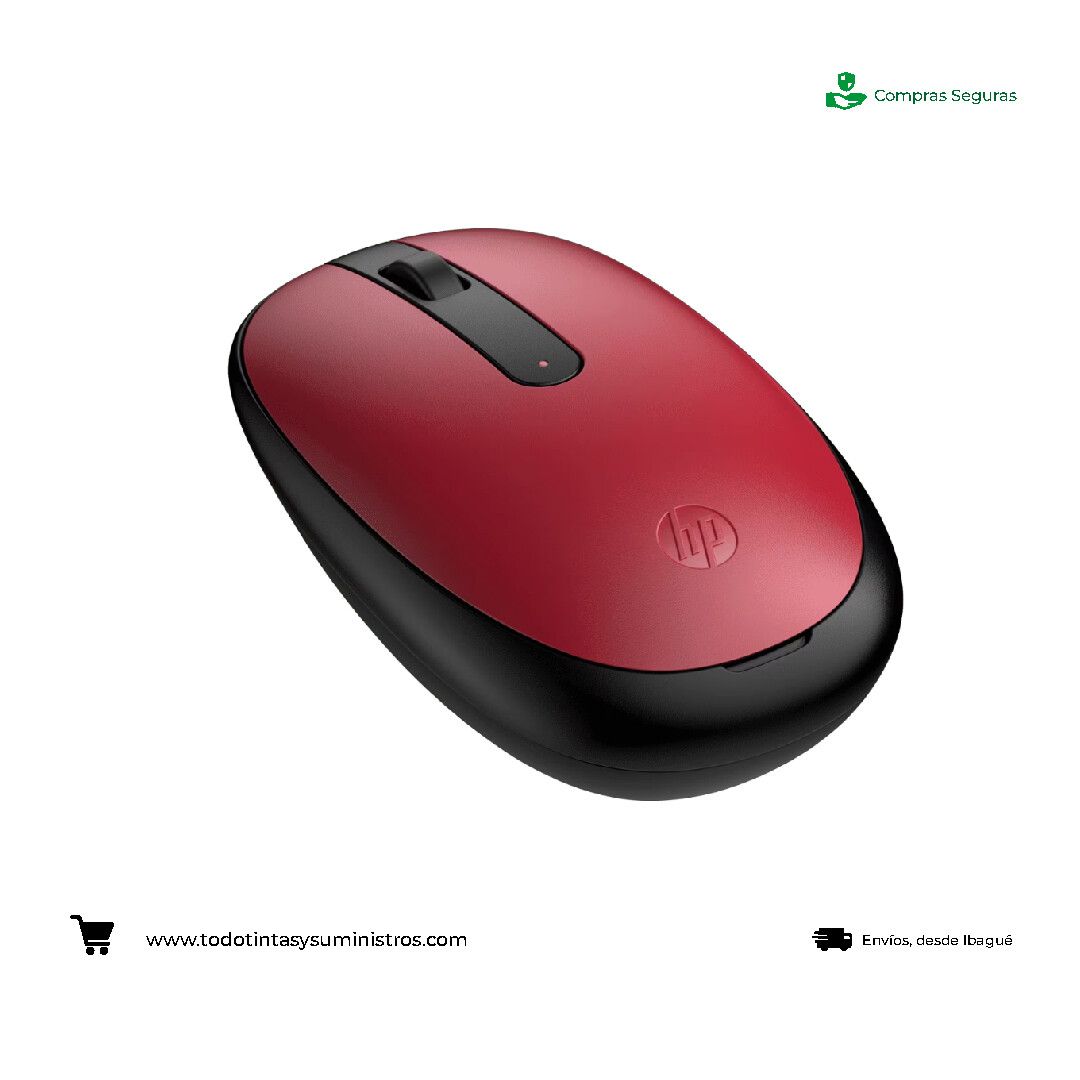 Mouse HP 240 Inalámbrico Rojo 2