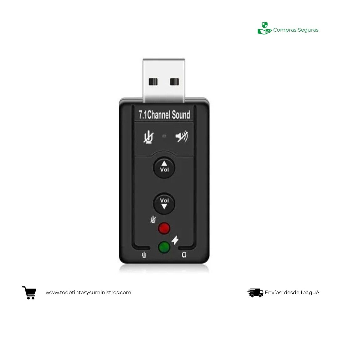 Tarjeta de sonido Lexa 7.1 USB