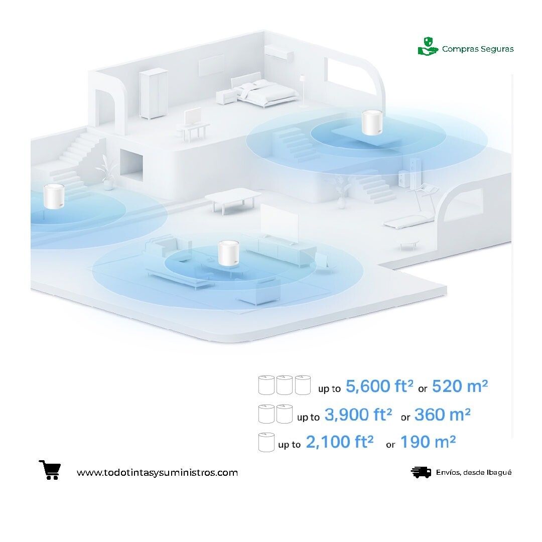 Deco Extensor de rango TP LINK AX1500 Wi-Fi 6 Mesh 2-pack 4