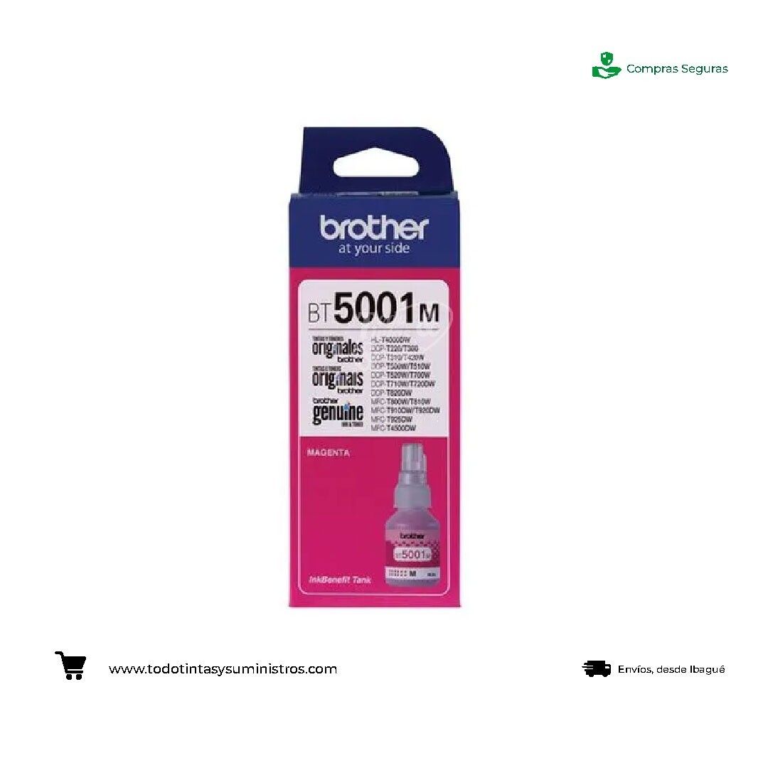 Botella de tintas Brother BT5001 Original Magenta 2