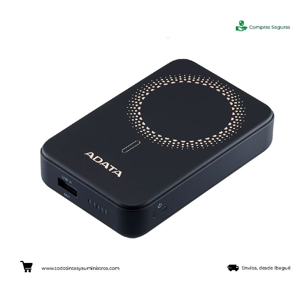 Batería Recargable ADATA R100 Magnetica 10000Mah negro 2