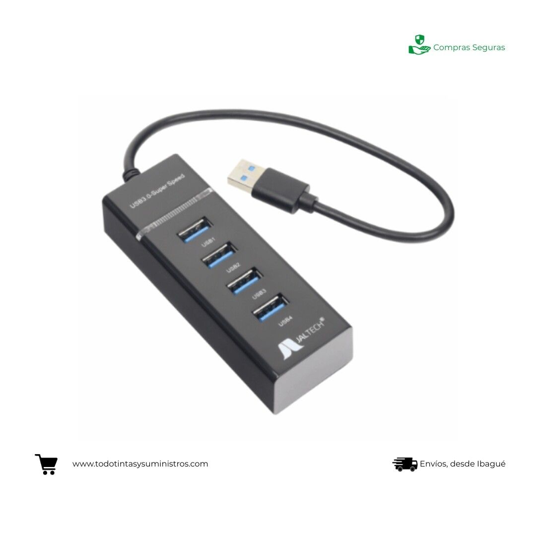Hub USB 3.0 4Puertos 30CM