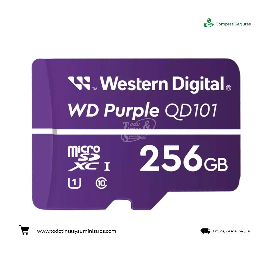 Memoria Micro SD WD Purple 256GB QD101 Ultra 2