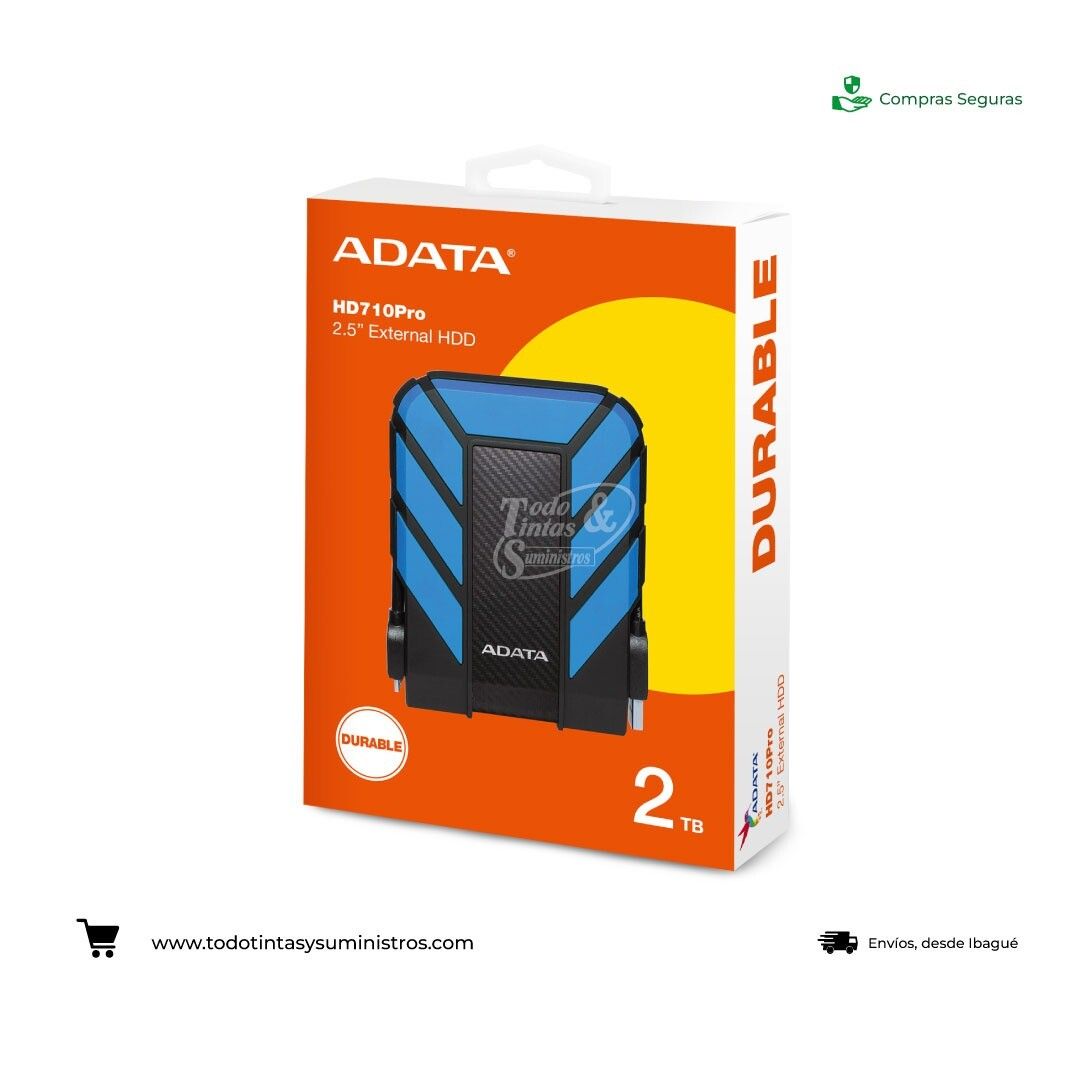 Disco Duro Externo Adata HD710 Pro 2TB Azul 2