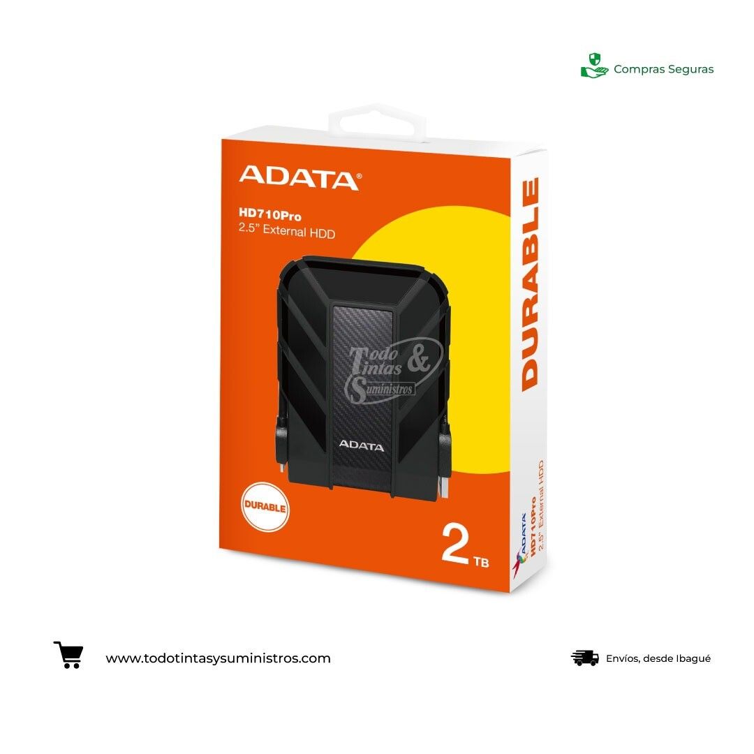 Disco Duro Externo Adata HD710 Pro 2TB Negro 2