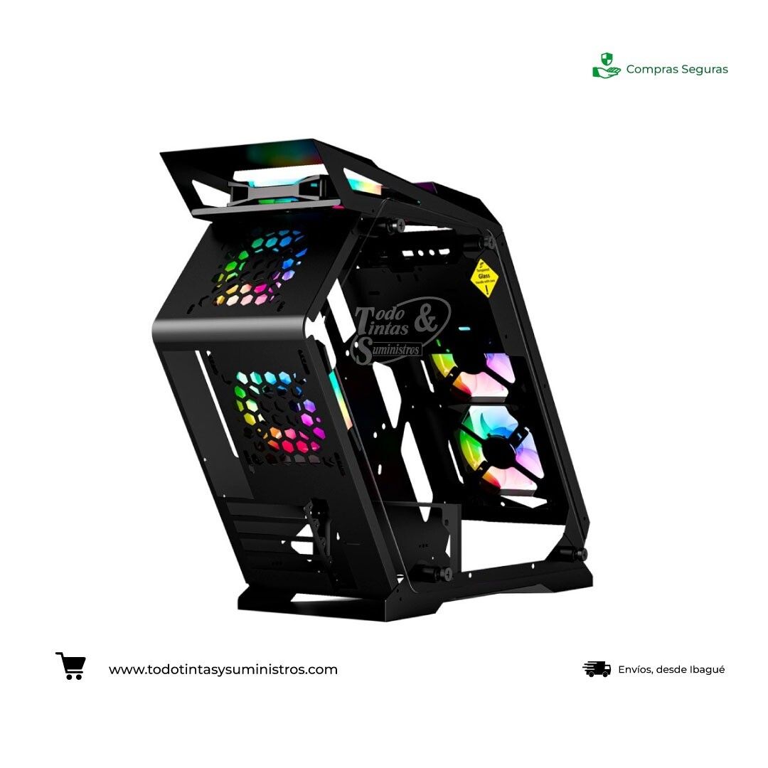 Chasis J&R JX122 Pretorian Ultime Pro Gamer Negro 3