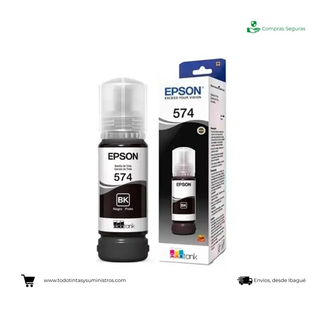 Botella de Tinta Negra Epson T574