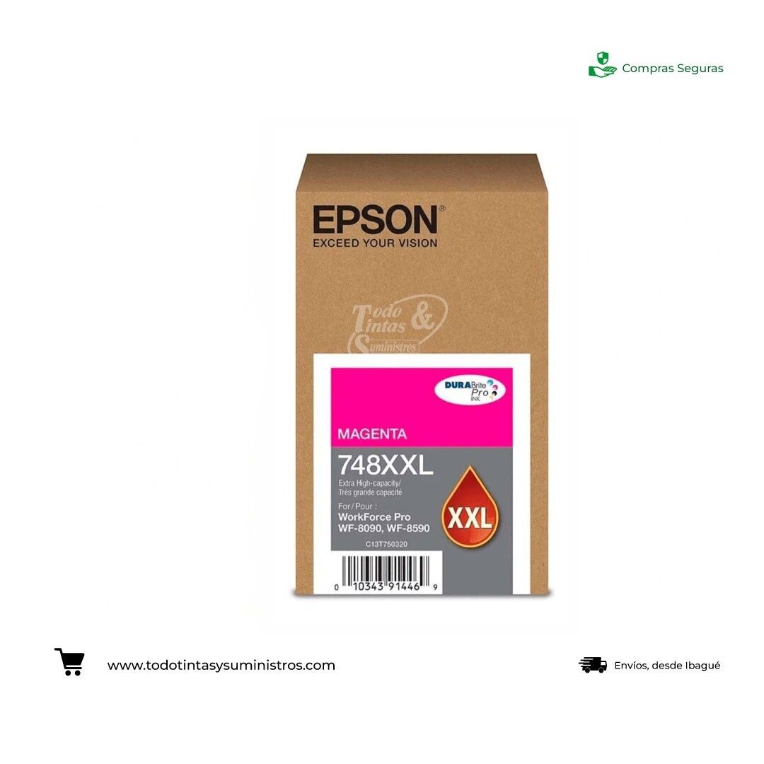 Cartuchos de Tinta Epson T748XXL Magenta