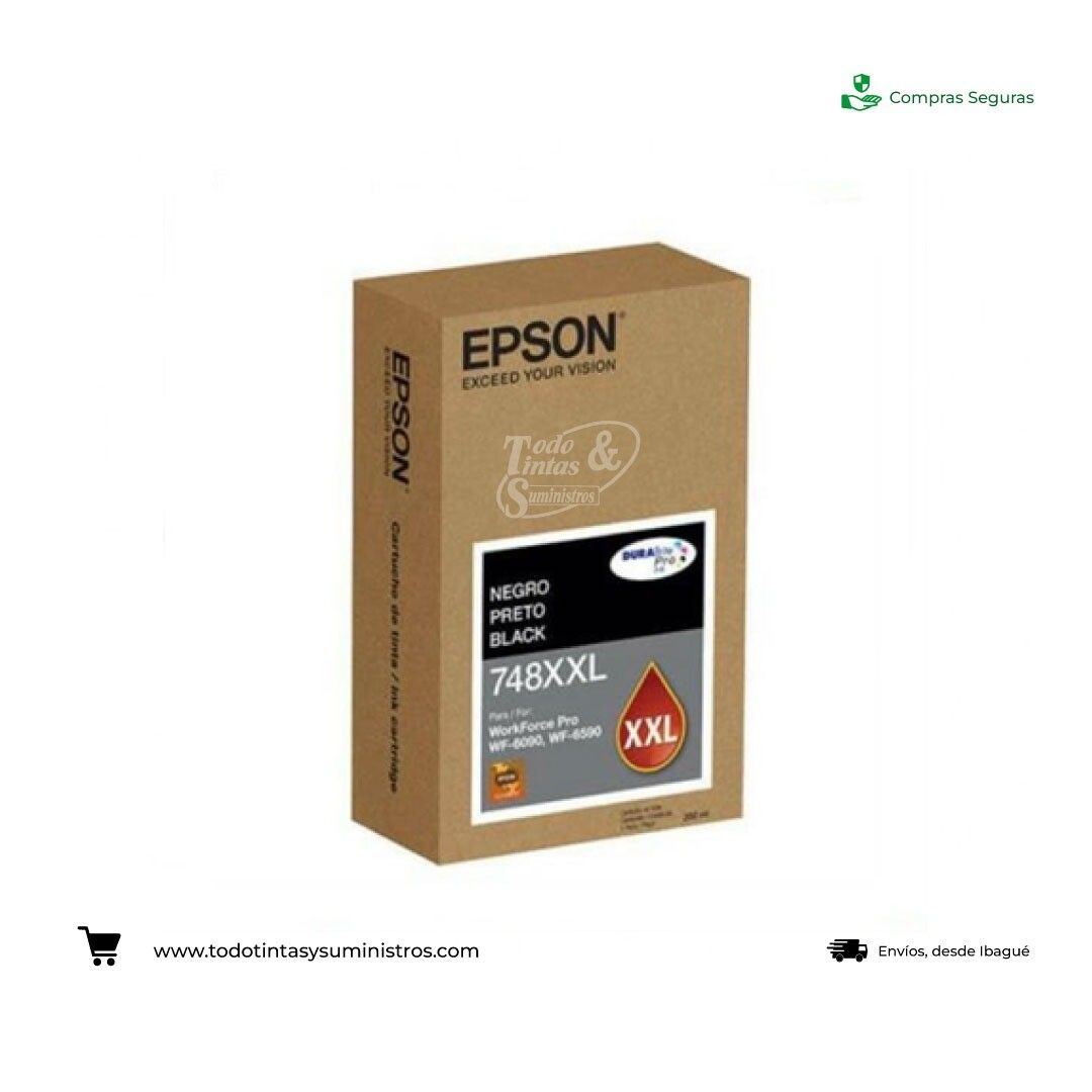 Cartuchos de Tinta Epson T748XXL Negra 2