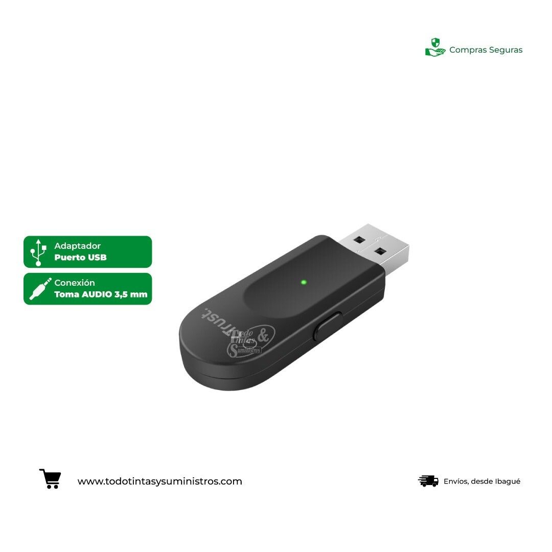 Diadema Trust GXT 391 Thian Alambrica con Adaptador Usb 3