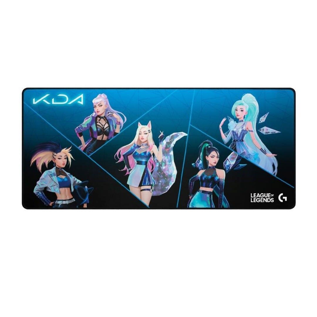Pad mouse logitech G840 XL edición League Of league negro azul 3
