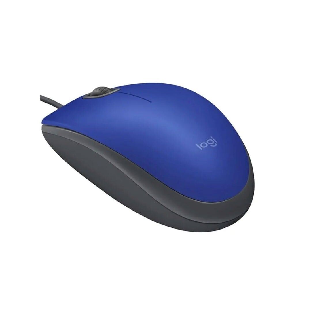 Mouse Logitech M110 Silent Alámbrico Azul 2