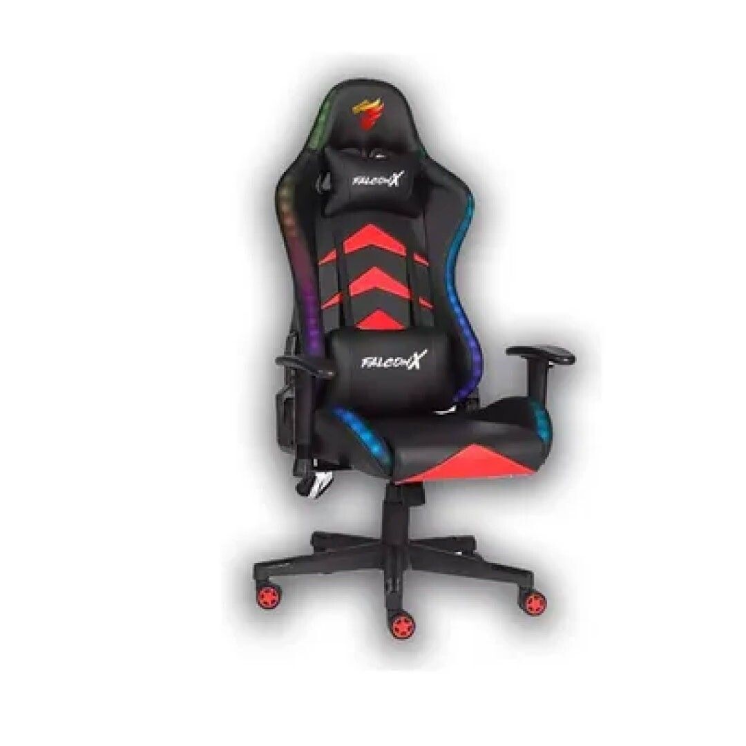 Silla gamer Falconx Sd - 256 Negro Rgb