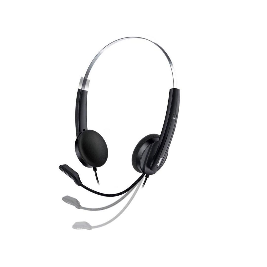 Diadema Genius HS-220U con audifono USB Negro