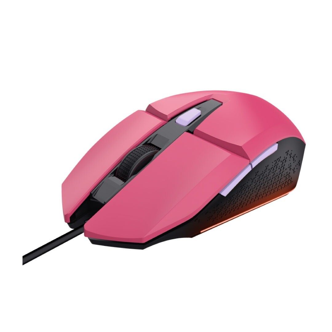 Mouse Gamer Trust GXT 109W FELOX Rosado Alámbrico Iluminado con botones programables 2