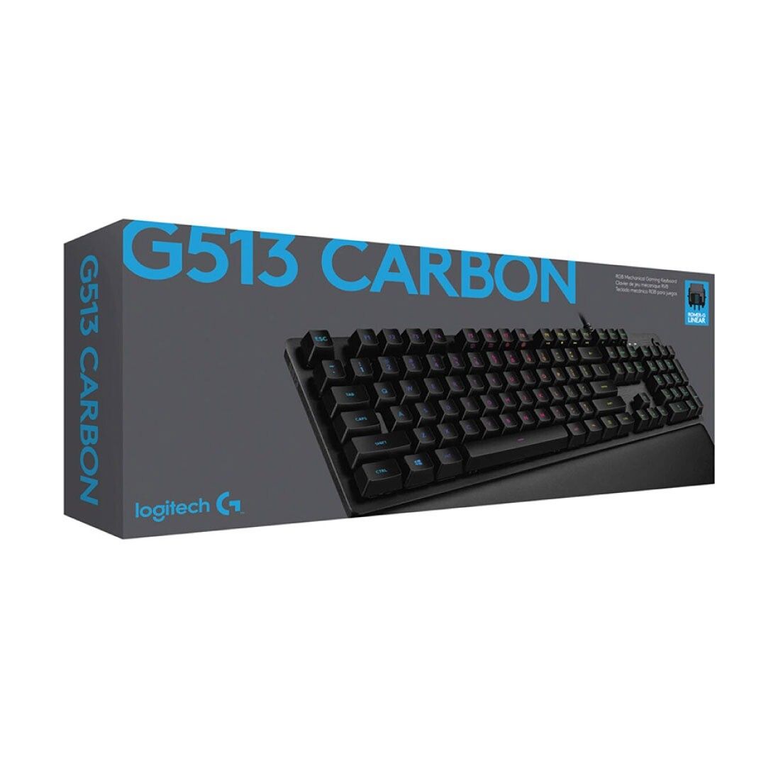 Teclado Logitech G513  Carbon Alambrico RGB Mecanico Gamer 3