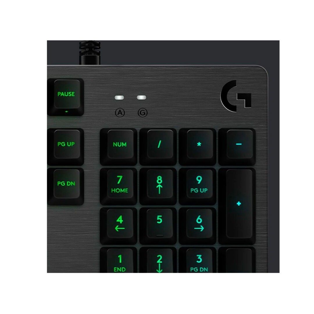 Teclado Logitech G513  Carbon Alambrico RGB Mecanico Gamer 4