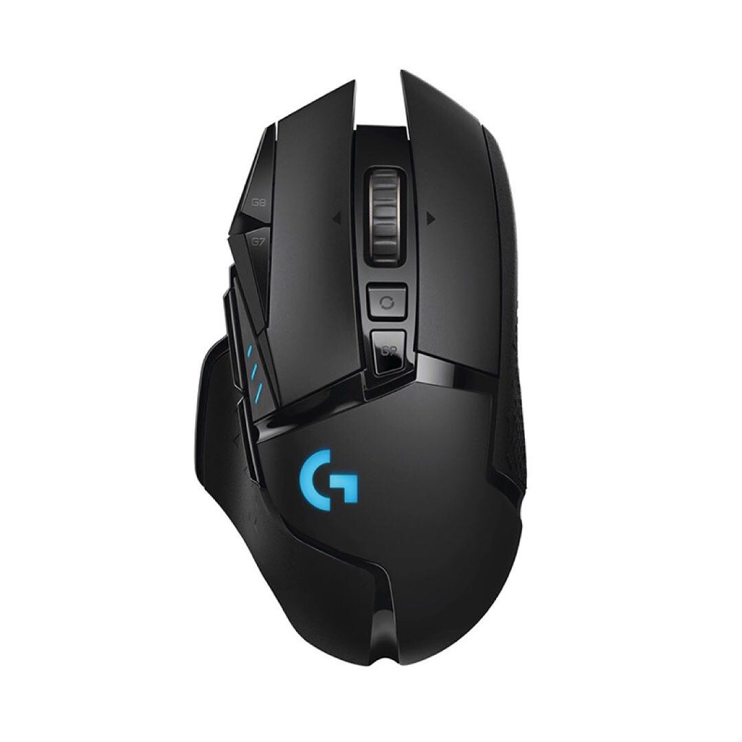 Mouse Logitech G502 LIGHTSPEED RGB Inalámbrico Negro con 11 Botones Programables