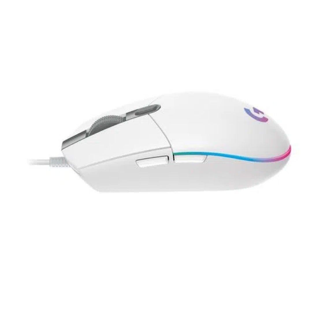 Mouse Logitech G203 RGB LIGHTSYNC Blanco Con 6 Botones Para Juegos 4