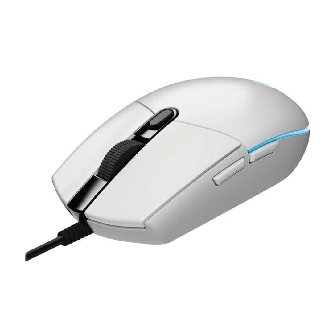 Mouse Logitech G203 RGB LIGHTSYNC Blanco Con 6 Botones Para Juegos 3