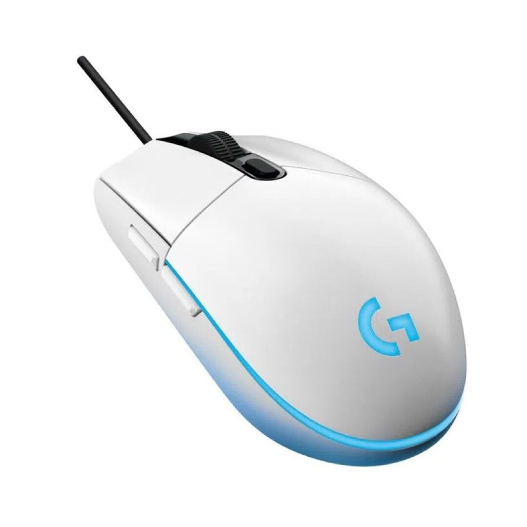 Mouse Logitech G203 RGB LIGHTSYNC Blanco Con 6 Botones Para Juegos 2