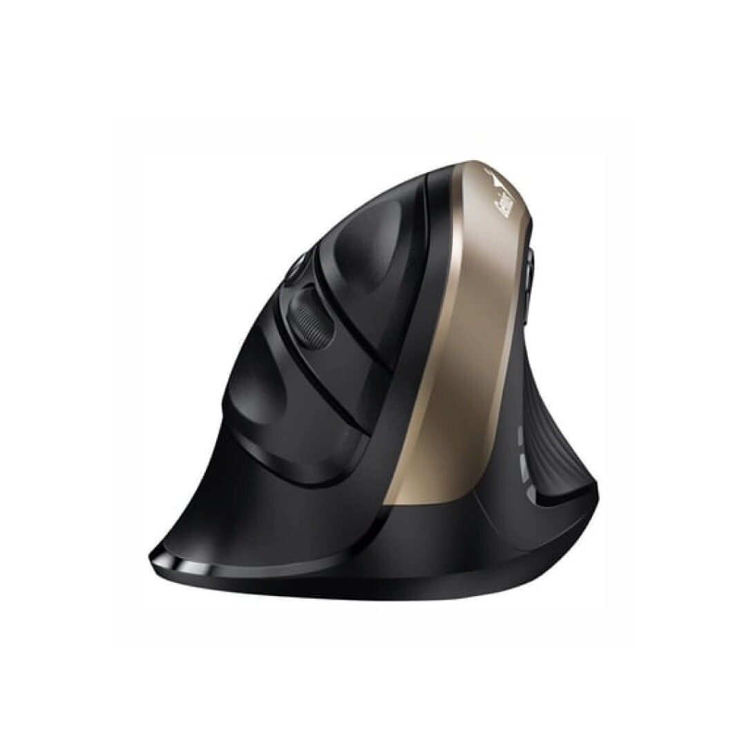 Mouse Genius Ergo 8250s Inalámbrico wireless vertical silencioso Dorado